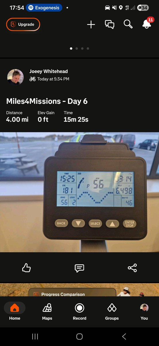benji_squared's tweet photo. Miles4Missions Day 6 - Another 4 miles was the target today, completed in a similar time to yesterday!

https://t.co/f33JnVZS51 https://t.co/jQjPYFPqa9