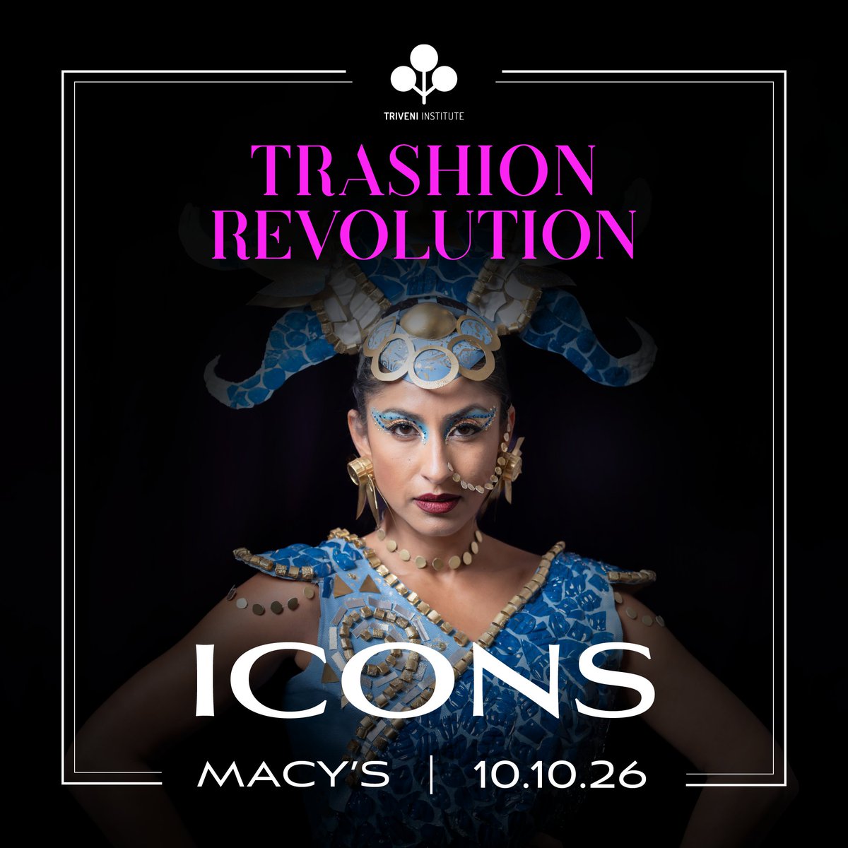 OneEarthFF's tweet photo. FINAL REMINDER: TOMORROW our long time friends and collaborators at the Triveni Institute will have their annual Trashion Revolution fashion show from 5:30 - 10PM at Macy's (111 North State Street Chicago, IL 60602).

Register Here: https://t.co/qUO8yegK93 https://t.co/FFsJYilYX1