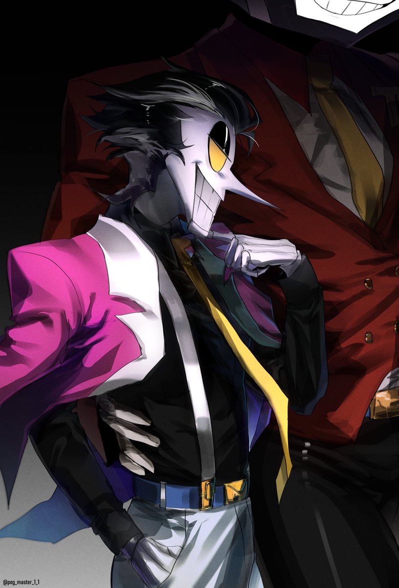 pog_master_1_1's tweet photo. #Deltarune #Tenna #Spamton #Spamtenna

I'm very love this design sorry @GINn_45___lol 🙏😫 https://t.co/j8nC23HpGN