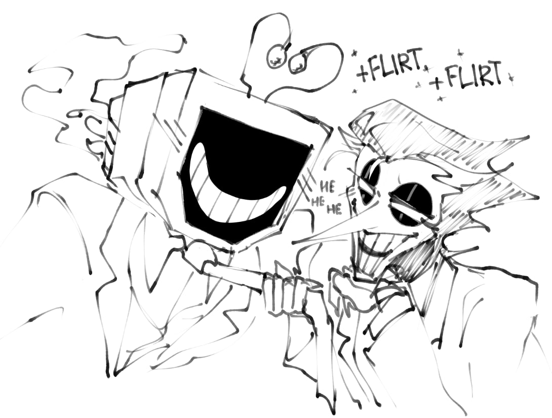 pog_master_1_1's tweet photo. #Deltarune #Tenna #Spamton #Spamtenna

I'm very love this design sorry @GINn_45___lol 🙏😫 https://t.co/j8nC23HpGN