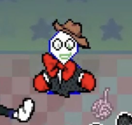 TimelyMoe's tweet photo. 🧸— today’s moe of the day is Battat (green pippins) from Deltarune! 🎲🍸 https://t.co/xtlX9PWM4V