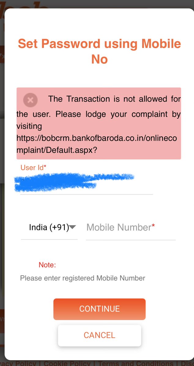 ShrotriyaNikun's tweet photo. @bankofbaroda Your Net Banking password reset facility is extremely frustrating. Despite following the prescribed process, I am unable to reset my password and cannot access my account.
Kindly treat this as urgent complaint. https://t.co/CQzZoW6Vxz