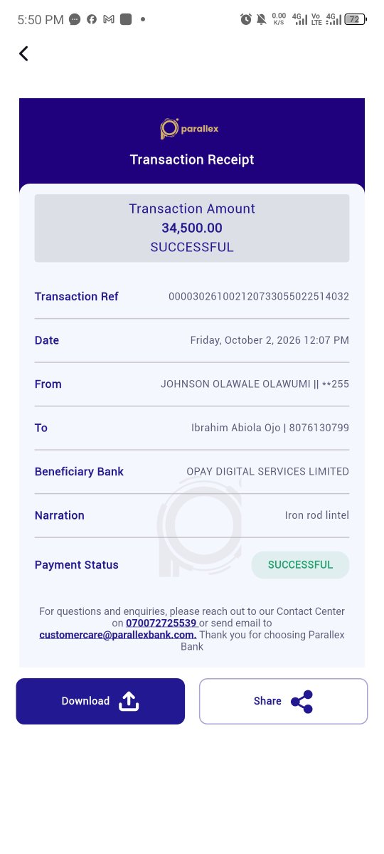 johnson22johnso's tweet photo. I made a transfer of 34k twice since Friday to this Opay Bank account which was successful from my end but the receiver couldn't receive the money. Kindly refund my money please 🙏
@OPay_NG https://t.co/cKjn9jButv