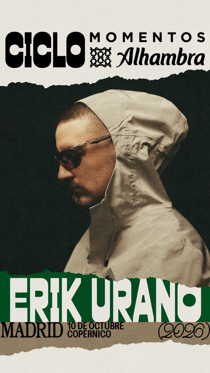 Erik_Urano's tweet photo. 🚨MADRID🚨

Últimas 30 entradas para este sábado en Copernico.

Don’t sleep on this‼️
https://t.co/Oplc53EY7q https://t.co/UM40G3vHLC