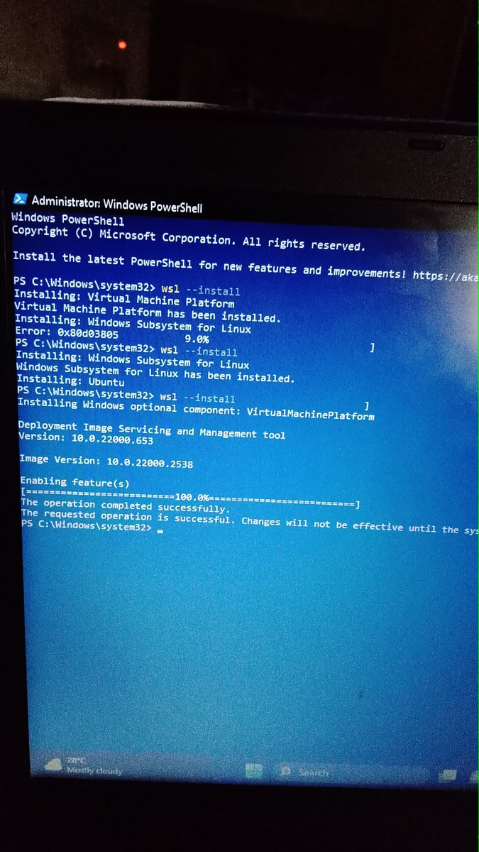 devjoe001's tweet photo. Now installing Linux like every serious developer 
My 2GB oooo😂😂💔
#webdev https://t.co/wJBg1ZwqcS