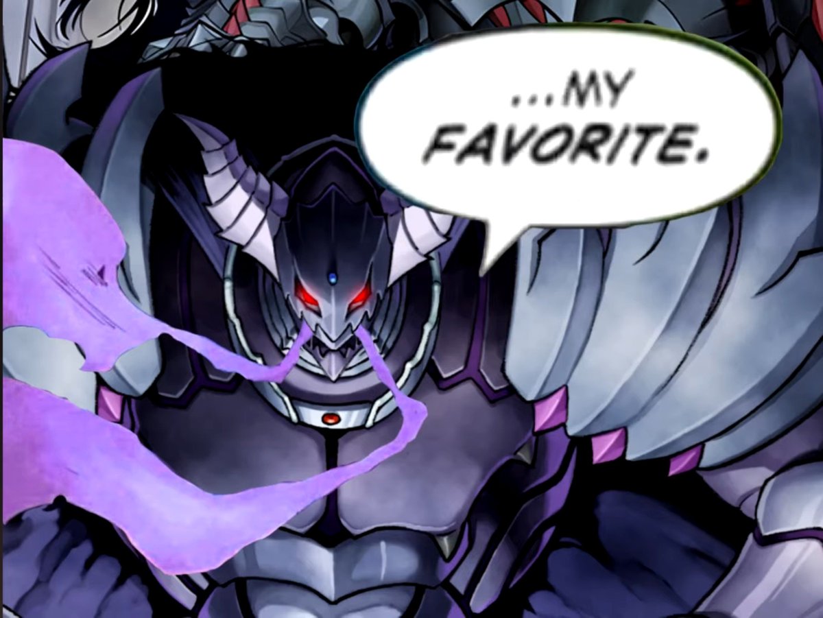 ShoXwavve's tweet photo. Caius when he smells a freshly summoned dark attribute monster on the field https://t.co/kCfM6JcBHW
