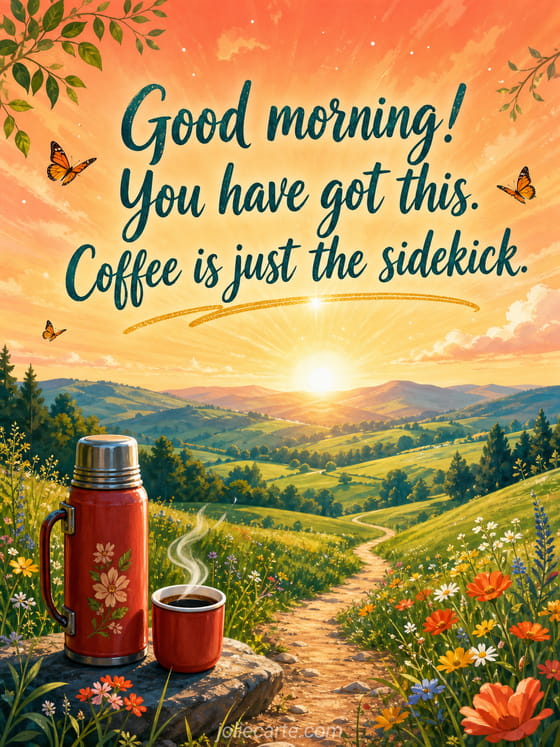 CCSleeves's tweet photo. #goodmorning #yougotthis #coffee #coffeememe #butterflies #newday #flowers #sunshine #ibelieveinyou #joliecarte https://t.co/iClCgBcBvp