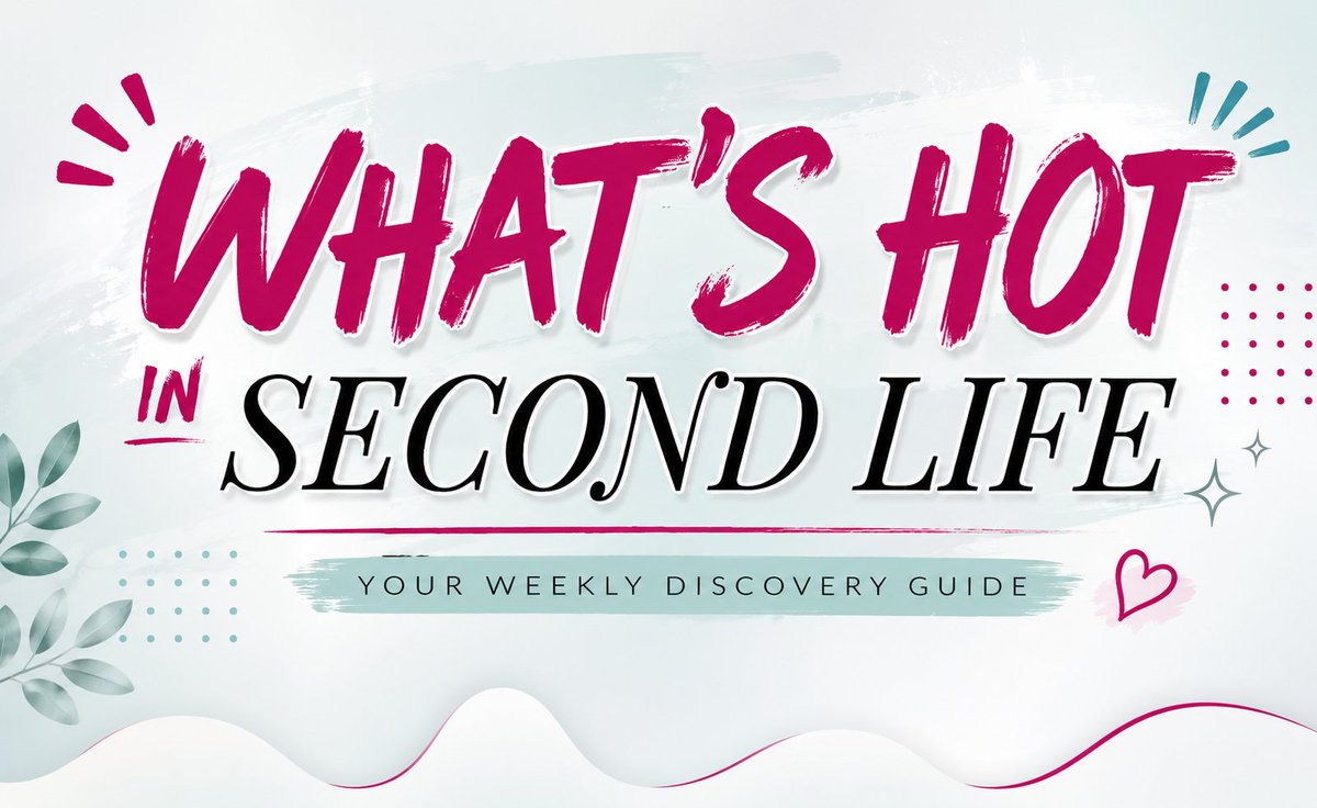 SecondLife's tweet photo. 🔥 What’s HOT in Second Life this week?

A fresh edition of What’s HOT in Second Life from Essential Inventory is here, featuring shopping events, creator spotlights, Premium perks, community highlights, sales, gifts, and destinations to explore across the grid.

Read the October 6 issue now: https://t.co/xHJ2VRMvhE 

Discover the Halloween Shop & Hop, Salem, The Collab Circle’s Electric 80s round, new releases from Salt & Pepper, NO.MATCH, and CHEZ MOI, plus Premium member discounts for Primfeed and Primeasy, Halloween gifts, sales, and more.