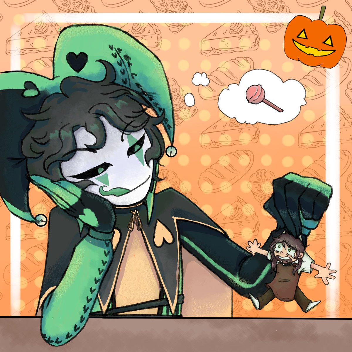 scaopin2003's tweet photo. Harlequin wants to eat mc

#tfc #tfcharleyquin #thefreakcicrus https://t.co/N9LA3IYyJJ