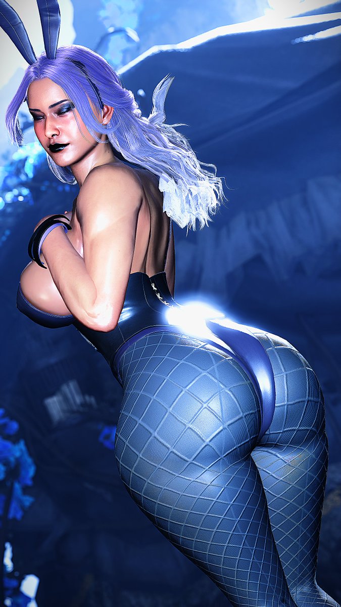 VisualocityGame's tweet photo. Bottom heavy bunny 💜🐰🖤

#MHWilds https://t.co/mciu8o5bBz