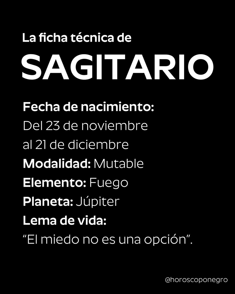 sagitario_hn's tweet photo. Datos esenciales sobre Sagitario ✨🔮 https://t.co/UFoAKTyDmL