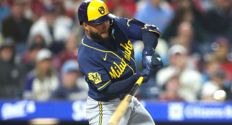 lasvegasbetting's tweet photo. Chourio is locked in for October ⚾
Total Bases Over +115 gets our nod
Back the hot bat today 💰
Jump in now before first pitch
➡️ https://t.co/dlxKDbtHz5
#ThisIsMyCrew #JacksonChourio
#PropBets #GamblingX #NLDS https://t.co/2N0MyMOR72