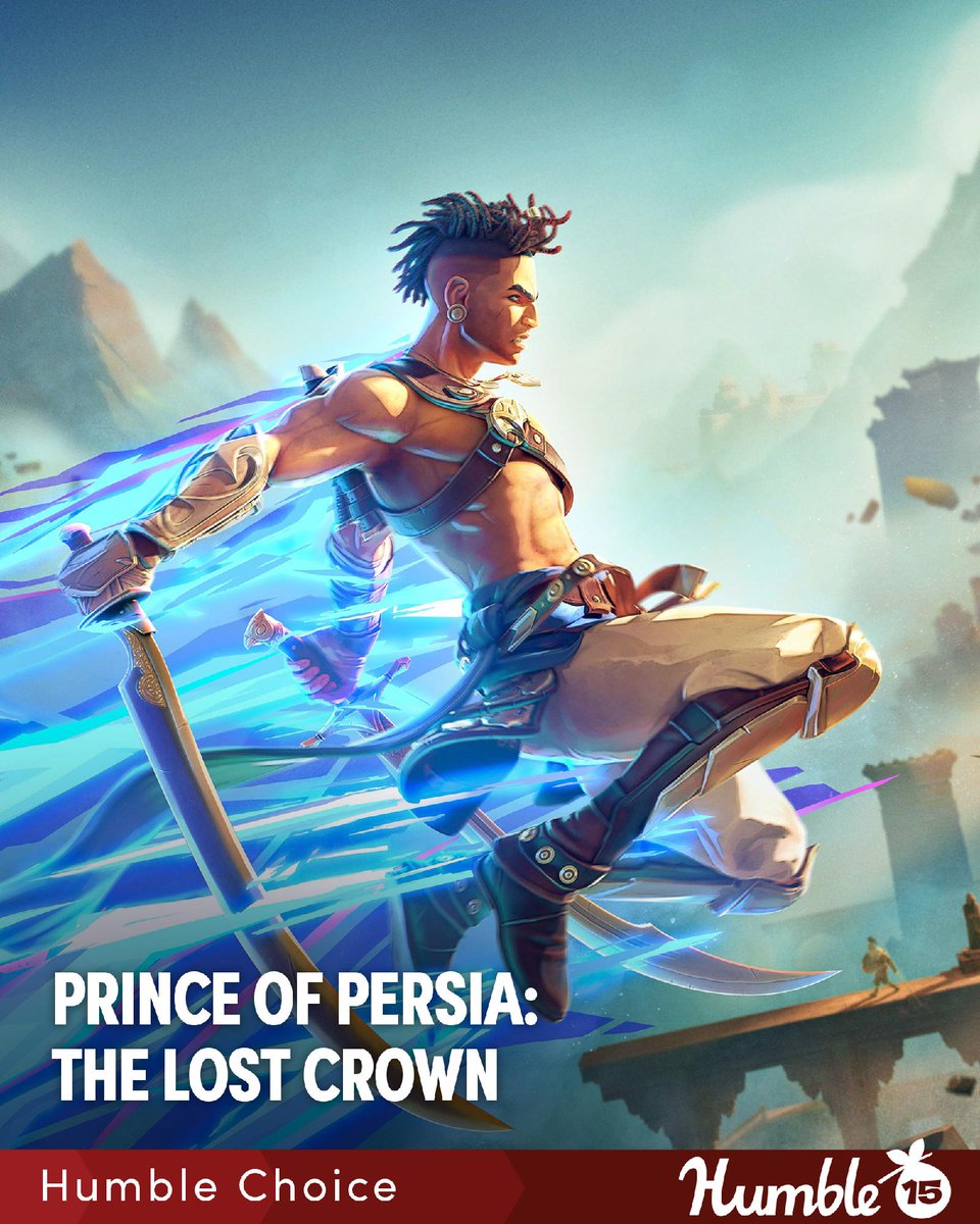 humble's tweet photo. Humble Choice for October is here! Jump into the action and adventure with games like:

- Like a Dragon: Pirate Yakuza in Hawaii
- Prince of Persia: The Lost Crown
- Psychonauts 2
- and more! Supports @WeAreHFC | https://t.co/eRB7WlA0tH https://t.co/5IZIa858CR