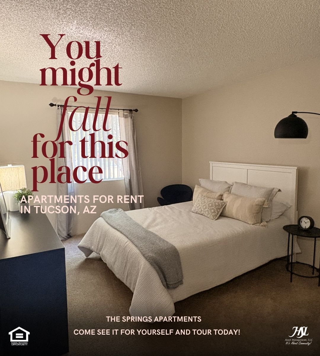 HSLTheSprings's tweet photo. You might just fall for your next home. Come take a look.

#ApartmentsForRent #TucsonApartments #TourToday

HSL Asset Management, LLC.
[Equal Housing Opportunity] https://t.co/XJ2XkqEkp5