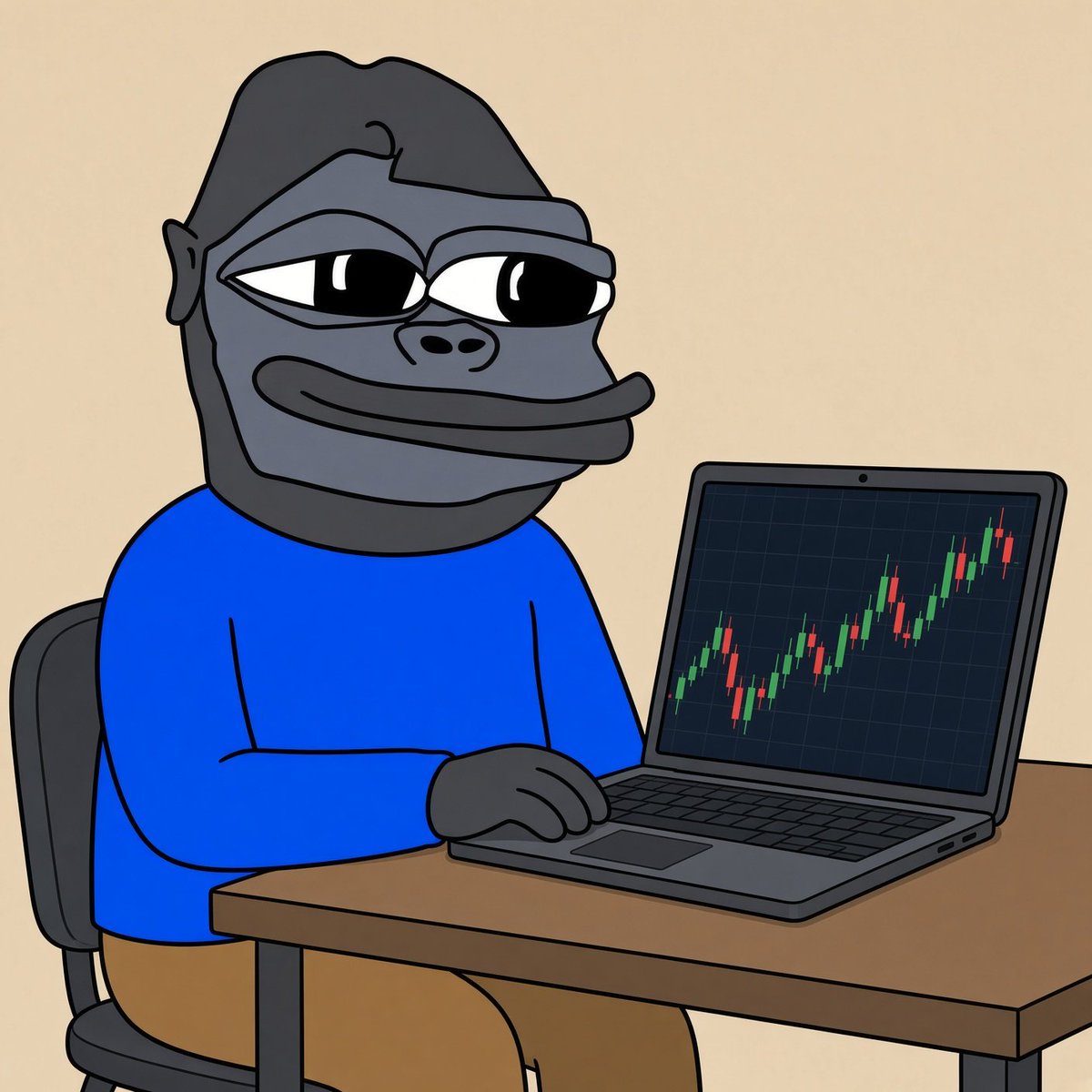 monke_meme_eth's tweet photo. this is just my tuesday face and i'm making peace with it https://t.co/hCcBhT9Mxa