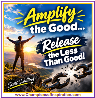 RealHawkeye8's tweet photo. Thought for the day...  

"Amplify the Good...Release the Less Than Good!”  

For more messages of hope and inspiration...check out the community at: https://t.co/fYsVd1XFUL 

Have a fabulous day... #dreamscometrue #livingthedream #legacy #success https://t.co/voqxBg1B8C