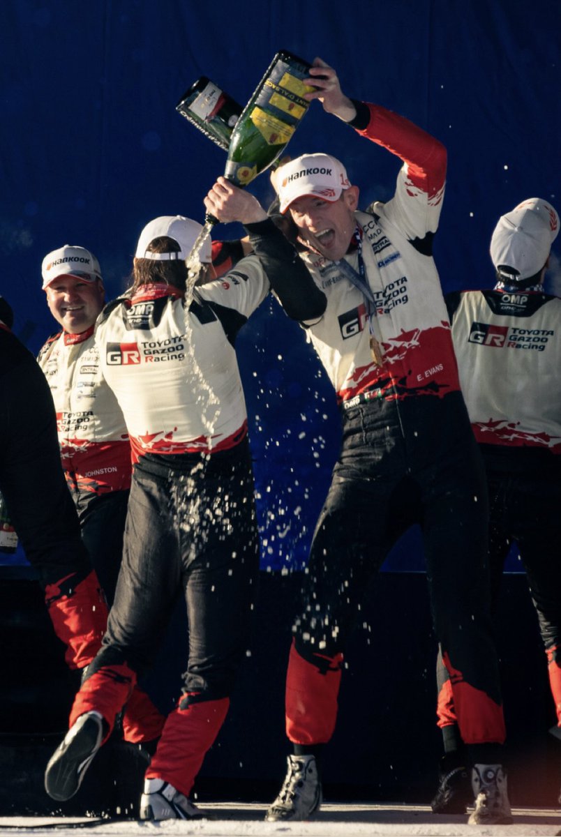 TakamotoKatsuta's tweet photo. Huge congratulations to Elfyn and Scott!
We knew each other for long time and I’ve seen you as a team mate since 2020. I would say you are one of the most fair and gentleman in this sports, and hardest worker.
I leaned a lot from your attitude, driving, pacenotes and many things many years.
You open the road for everyone whole season but you never said anything about that kind of thing as a excuse and just keep pushing the limits.
I’m so happy for you achieved this title!
Enjoy the moment Elfyn and Scott!🤩 
Great news is we can posing video check for 3 month until January 😂💪

#TK18 #ElfynEvans