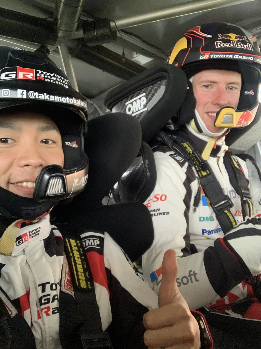 TakamotoKatsuta's tweet photo. Huge congratulations to Elfyn and Scott!
We knew each other for long time and I’ve seen you as a team mate since 2020. I would say you are one of the most fair and gentleman in this sports, and hardest worker.
I leaned a lot from your attitude, driving, pacenotes and many things many years.
You open the road for everyone whole season but you never said anything about that kind of thing as a excuse and just keep pushing the limits.
I’m so happy for you achieved this title!
Enjoy the moment Elfyn and Scott!🤩 
Great news is we can posing video check for 3 month until January 😂💪

#TK18 #ElfynEvans