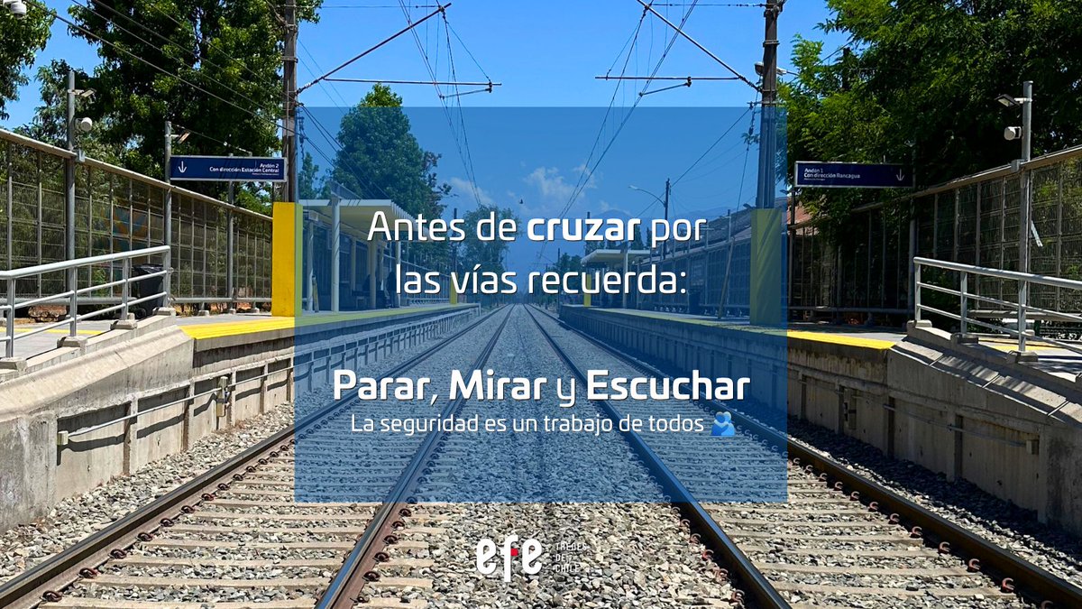EFE_Chillan's tweet photo. Antes de cruzar PARA, MIRA y ESCUCHA. 🚨
La seguridad es tarea de todos 🫂 https://t.co/5hiuv42jSQ