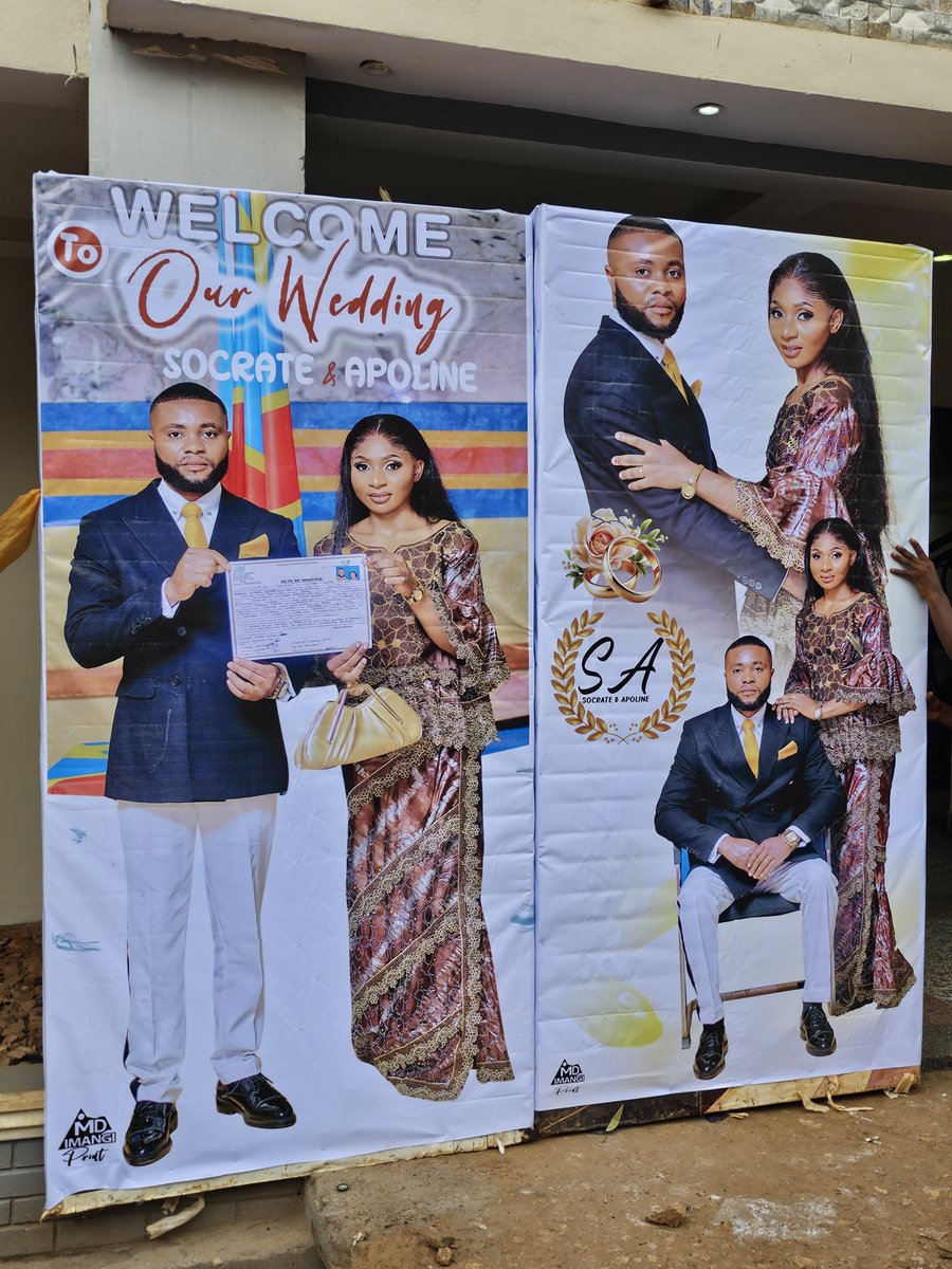 EricDangwe's tweet photo. #BUTEMBO : Heureux d’avoir participé au mariage de mon cher Beau-frère #SocrateKisambi.

Merci à la famille #KibokoKingaBora, ma belle-famille, pour cette magnifique organisation.

Félicitations aux mariés ! Que #Dieu bénisse leur union et leur foyer. https://t.co/HlEHWHKl4A