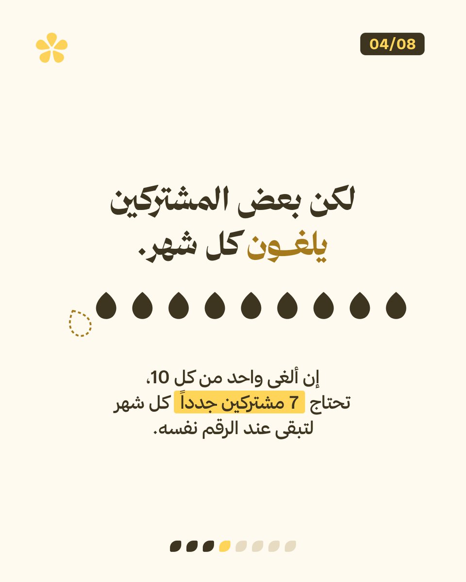 lymonahai's tweet photo. قبل أن تقرر سعر عضويتك، احسب كم مشتركاً تحتاج لتصل إلى الدخل الذي تريده.

الحسبة بسيطة، لكنها تغيّر طريقة تفكيرك في الإطلاق كله. https://t.co/XL60lk45pl