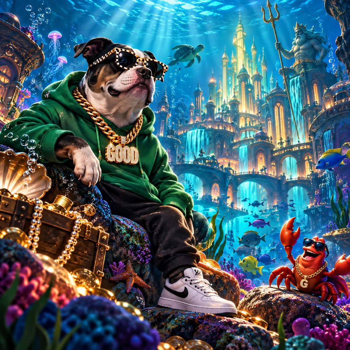 DCburr44's tweet photo. Day 8 of posting good-in-the-hood:native until Robinhood gets the message 🐶🟢

Took the mission under the sea today 🌊😂

Different world
Same $GOOD vibes 😎

@RobinhoodApp how deep do we gotta go? 👀

$GOOD 🟢 https://t.co/t3r6ZP5b6q