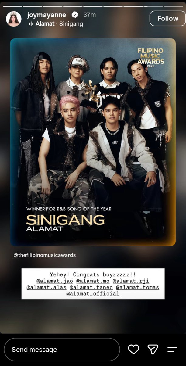 wassuptamala's tweet photo. Our queen sinigang! 🥹🫶

ALAMAT DOMINATES FMA STAGE
#ALAMAT #ALAMATSaFMA2026 https://t.co/OdRFKvelFT