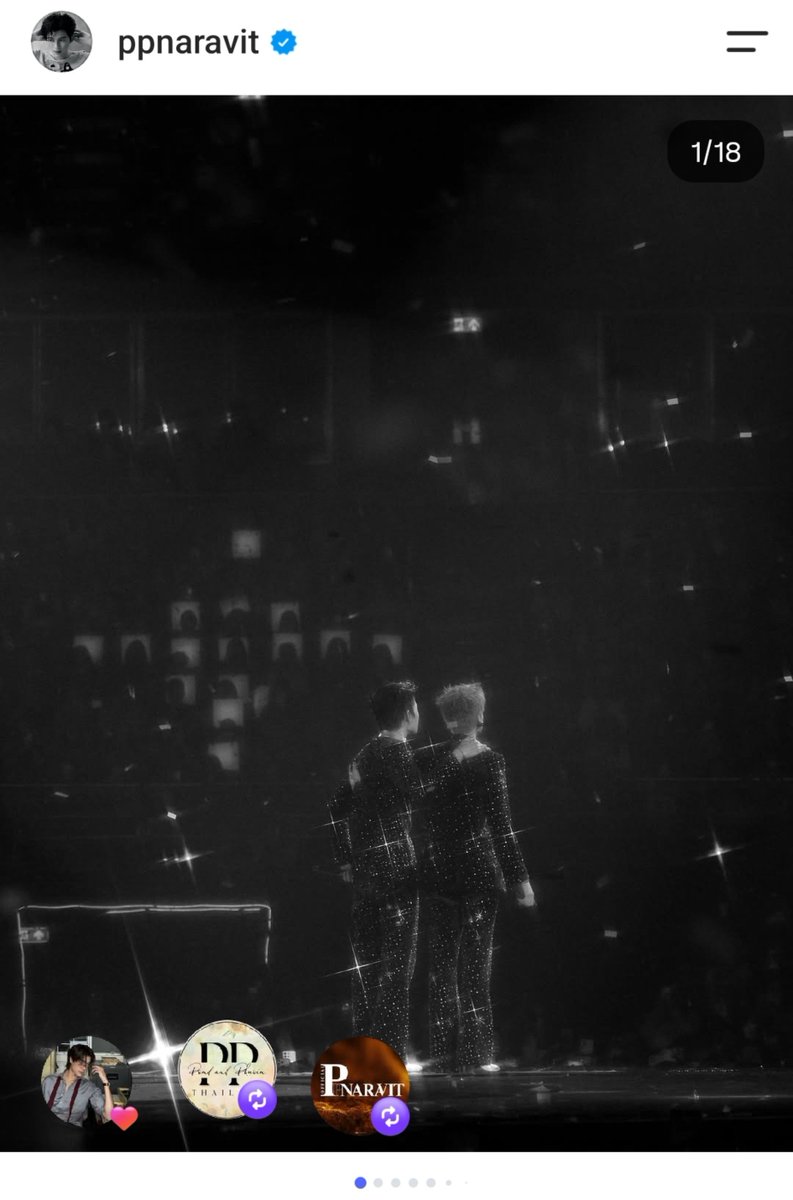 fedanppw's tweet photo. Pond edited his concert post again and made their couple photo the first slide 😭🥺🥺🥺🫶🏻 At first, it was just his helicopter performance photo, and now he really put them first 😭

#PondPhuwin #ปอนด์ภูวินทร์
#ppnaravit #phuwintang https://t.co/3dhKAVyVkC