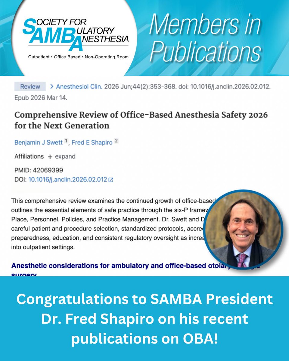 sambahq's tweet photo. Congratulations to SAMBA President Dr. Fred Shapiro on his recent publications on OBA!

View it here: https://t.co/AsgNl8TFuv https://t.co/Iu1GQGZ0gB