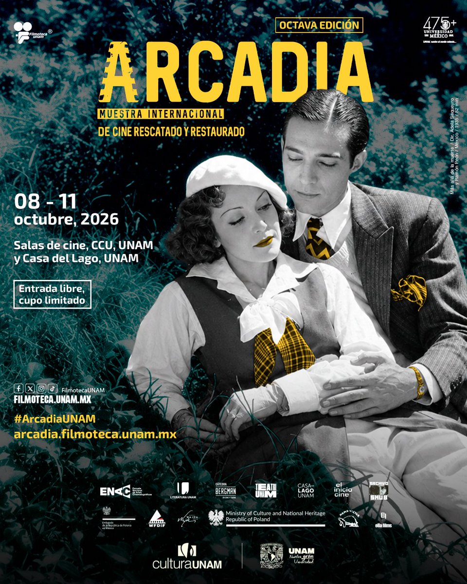 FilmotecaUNAM's tweet photo. 🎬¿Conoces MÁS ALLÁ DE LA MUERTE (1935, Ramón Peón)? Adela Sequeyro fue protagonista, productora y guionista; también se le atribuye la codirección y otras tareas que no aparecen en los créditos.

Descubre esta joya del cine mexicano en #ArcadiaUNAM:
https://t.co/8ZlcKmthKj https://t.co/mCnhsu6Vln