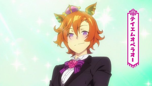 opedotoslove's tweet photo. i get mildly annoyed when people confine t.m. opera o to masculinity, making jokes about her being forced to dress fem or say shes flat out masc when she's THE androgynous uma. 

she can wear whatever she wants don't confine her grrr https://t.co/eW7F6I8d3K