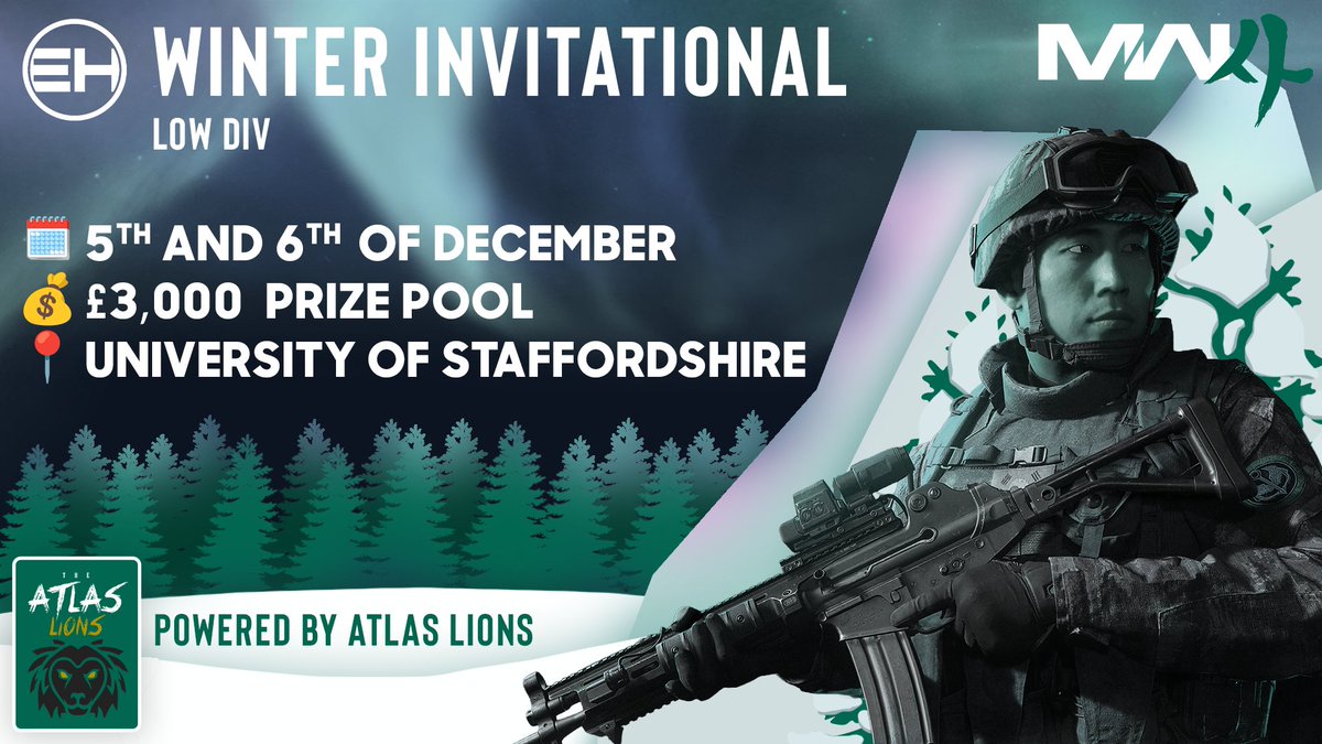 theesporthub's tweet photo. Low Div Lan - Winter Invitational 
⚡️Powered By @TheAtlasLionsGG 
🎟️Tickets on sale this Saturday 7pm
🎮Low Div 7 - 10
To apply for a reserved ticket : 
1.  Join https://t.co/YzGiXWzqmj
2. Raise a ticket

@NEXleague_ https://t.co/ukSLfeFyAQ