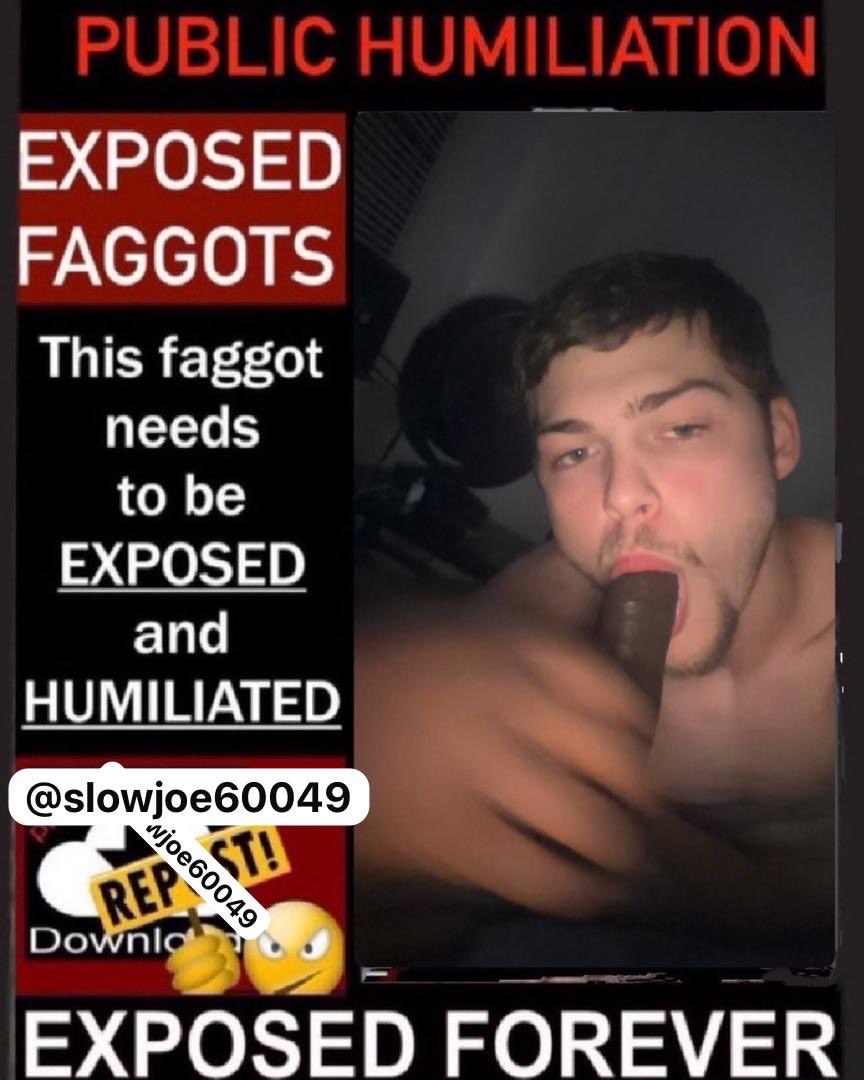 Mistressaltv9's tweet photo. Public humiliation exposed faggot this faggot need to be exposed and humiliate @slowjoe60049 exposed forever https://t.co/8IxNvSUYki
