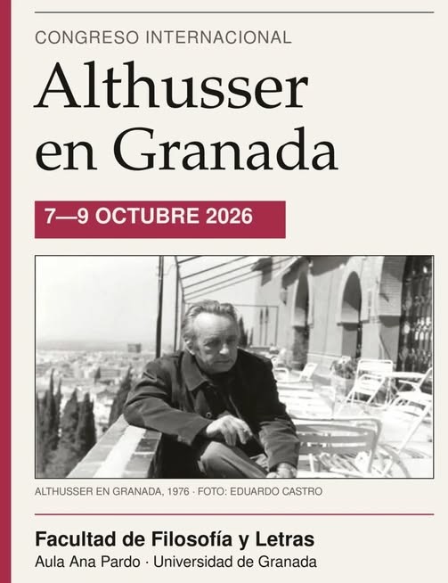 japtapias's tweet photo. Empieza mañana, 7 de octubre, recordando presencia en Granada de Althusser con memorable conferencia: "La transformación de la filosofía". A las 9h comparto inauguración, buen momento para palabras sobre "Althusser y la filosofía después de Marx: entre las ciencias y la política" https://t.co/0NGbAzHnAB