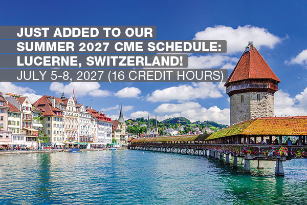 MERconferences's tweet photo. We just added Lucerne, Switzerland to our CME conference schedule! Join us at the Radisson Blu Hotel, Lucerne, July 5-8, 2027 for 16 CME credits and explore this well-preserved medieval city set along Lake Lucerne with dramatic views of the Swiss Alps. https://t.co/rogMsoO72y https://t.co/2rcyH5w5C6