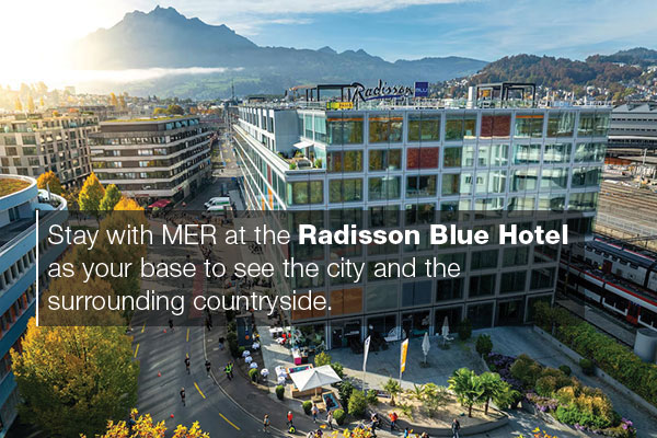 MERconferences's tweet photo. We just added Lucerne, Switzerland to our CME conference schedule! Join us at the Radisson Blu Hotel, Lucerne, July 5-8, 2027 for 16 CME credits and explore this well-preserved medieval city set along Lake Lucerne with dramatic views of the Swiss Alps. https://t.co/rogMsoO72y https://t.co/2rcyH5w5C6