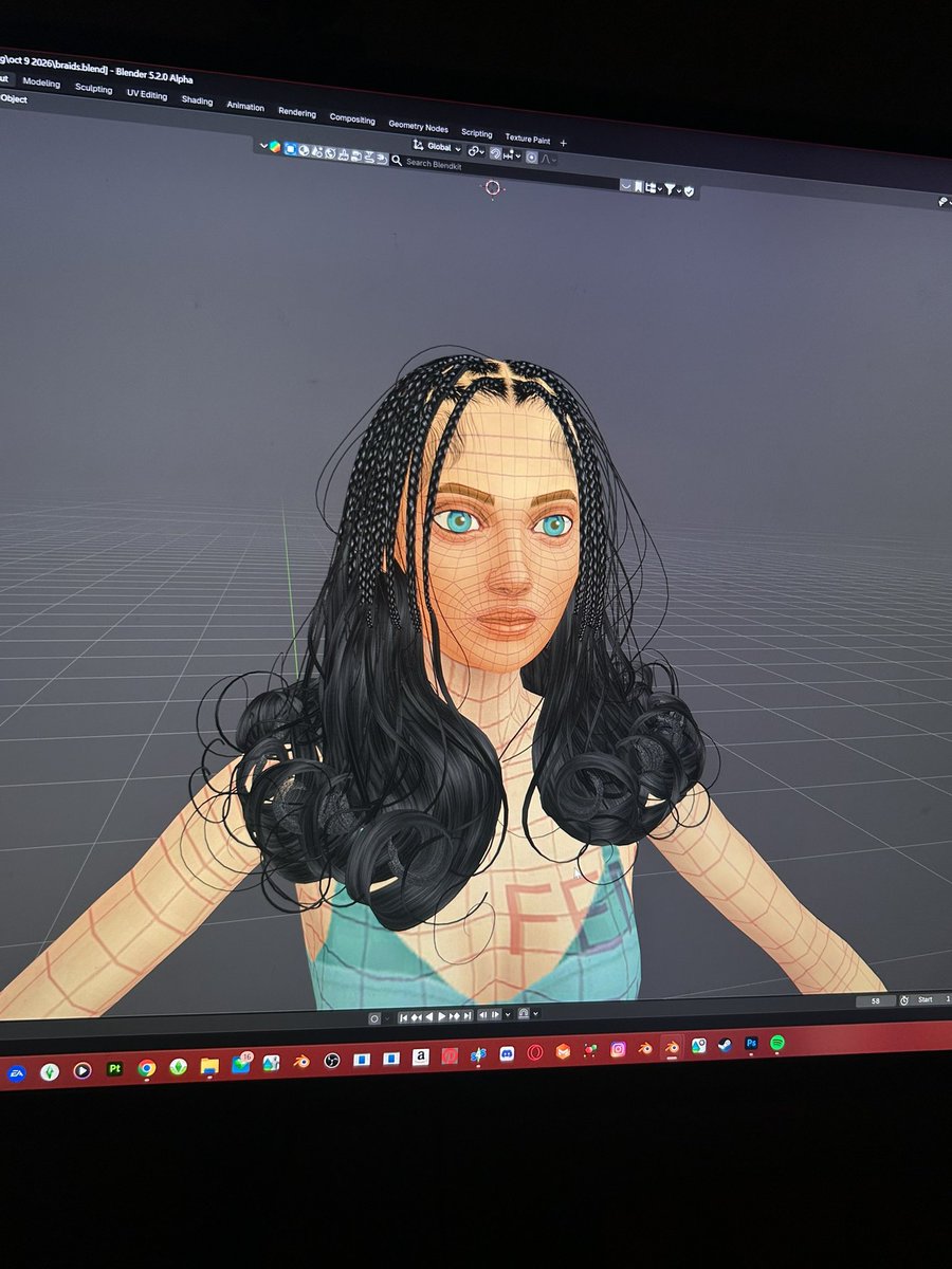 kikovanity's tweet photo. made some french curls! i’m very proud of the hair base because i lowkey hated the last one 😭 https://t.co/Nr0qw84od1