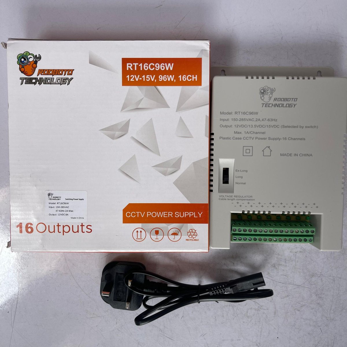 stanificenttech's tweet photo. The Rooboto 16way Power Supply Box With Power Cord (RT16C96W) supplied by Stanificent Global Technologies Ltd is a 16-channel CCTV power distribution unit designed 

Contact Stanificent Global Technologies Ltd
Call Us: 09064153746
Website: https://t.co/KWwNgShn22 https://t.co/9b598TsFtM