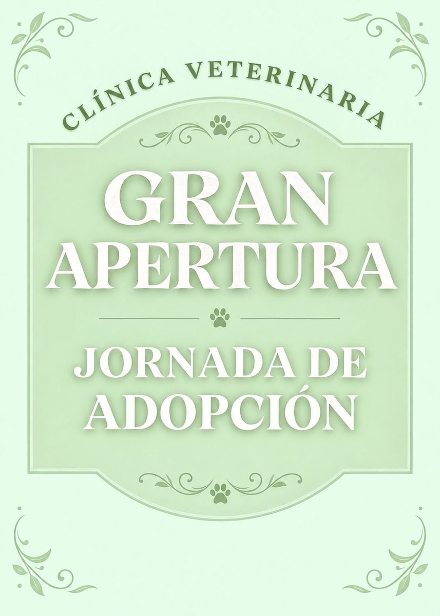 ODISEAPETS's tweet photo. 🐾💚 ¡Hoy es la gran apertura de nuestra Clínica Veterinaria! 🩺

En un rato conocerán a cada animalito que espera encontrar un hogar 🏡

Además, desde hoy estaremos recibiendo pacientes.

 ¡Bienvenidos! ✨🐾 https://t.co/9gLiqI55aq