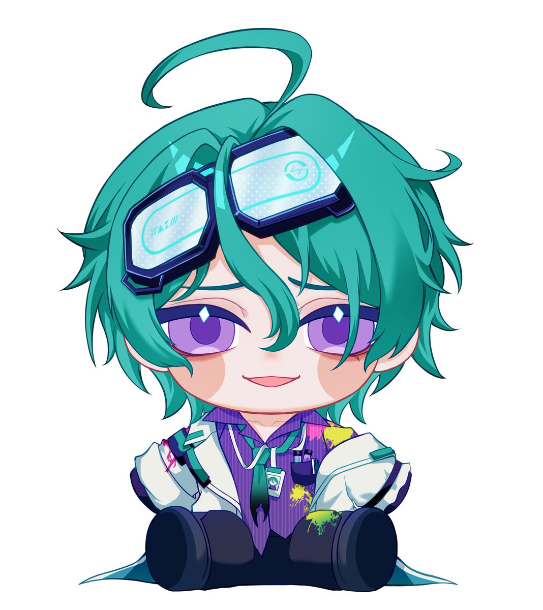 DeathMoon12380's tweet photo. What amazing chibis drawn by @_rihuu! Thank you so much for these! Maybe in the future I will make keychains... #ARTkariel #EliasDrawborne https://t.co/txmCHyaeY8
