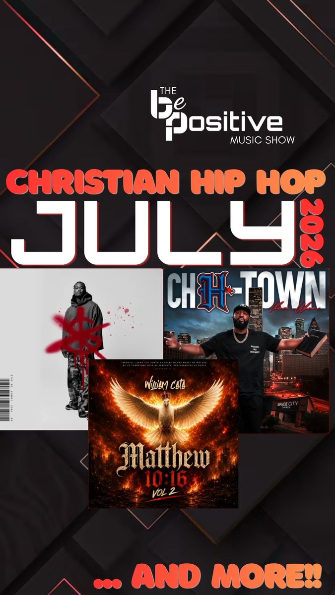 dj_b_plus's tweet photo. JULY Christian Hip Hop Picks are IN! @LucDiMarzio has is ears to the street as usual!

Any surprises?!

Shout out to @KB_HGA  x @CeeJonthemic  x @vonwon  x @william_cata  x @aablemusic  x Rashid Saint-Fleur

What did he miss?
#holycultureradio #HCRdebut #chh #christianhiphop #christianrap #christianrapper #gospelrap #gospelrapper #gospelhiphop

Full video on YouTube!
@HolyCulture