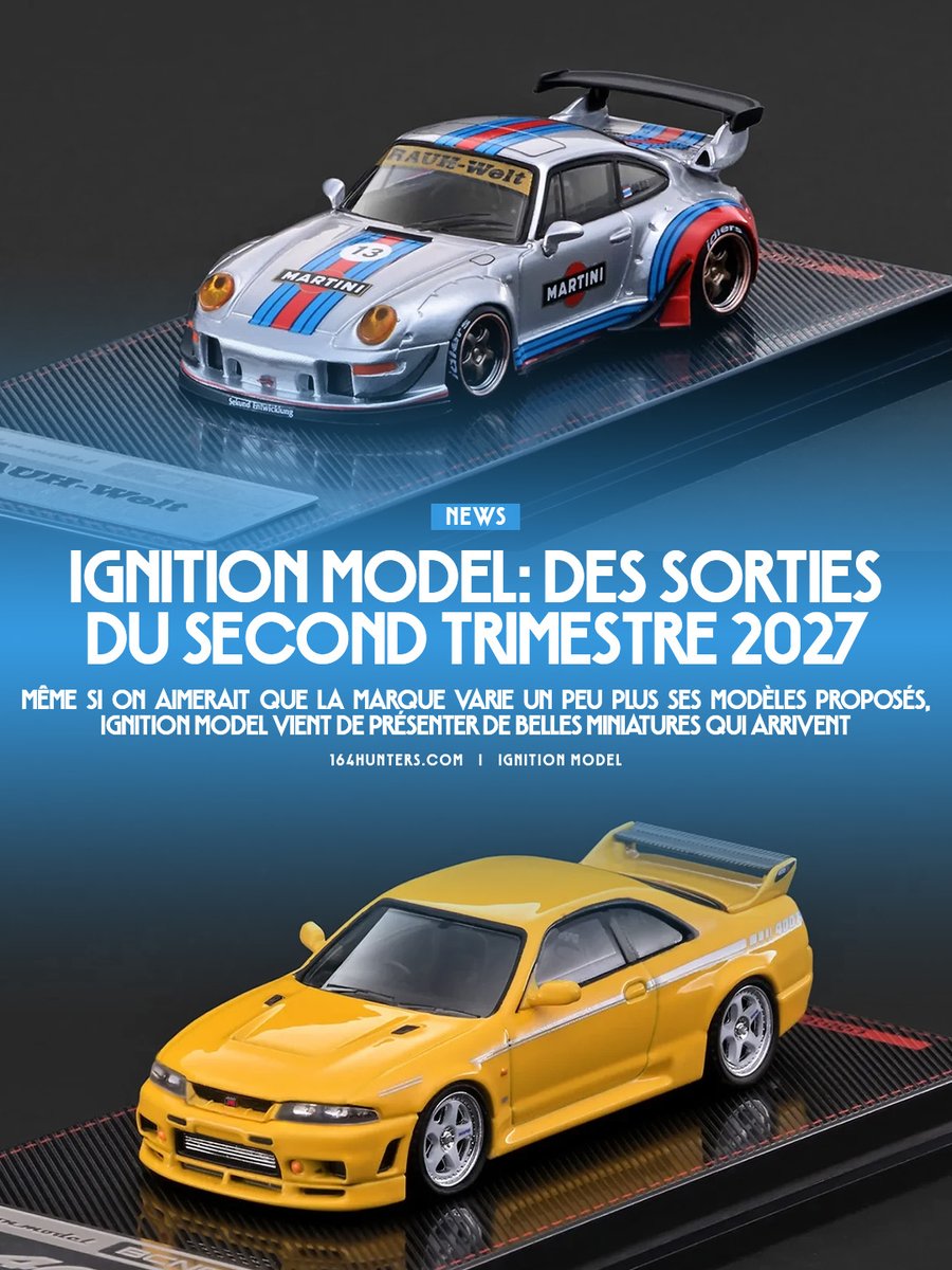 164hunters's tweet photo. 🇫🇷 Ignition Model: Des sorties pour le second trimestre 2027
🇯🇵 イグニッションモデル:2027年第2四半期に発売予定
🇺🇸 Ignition Model: Releases for the second quarter of 2027
---
@ignition_model #IgnitionModel #Nismo #RWB #Porsche #Nissan
▶ Lien en commentaire https://t.co/blKYKpV2sM
