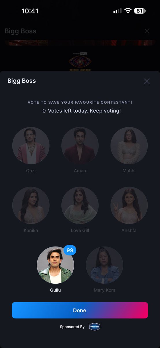 heylokesh_'s tweet photo. Guys go and vote for #GullulsTheBoss #Gullu #BigBoss20 https://t.co/d3fG5bqWjb