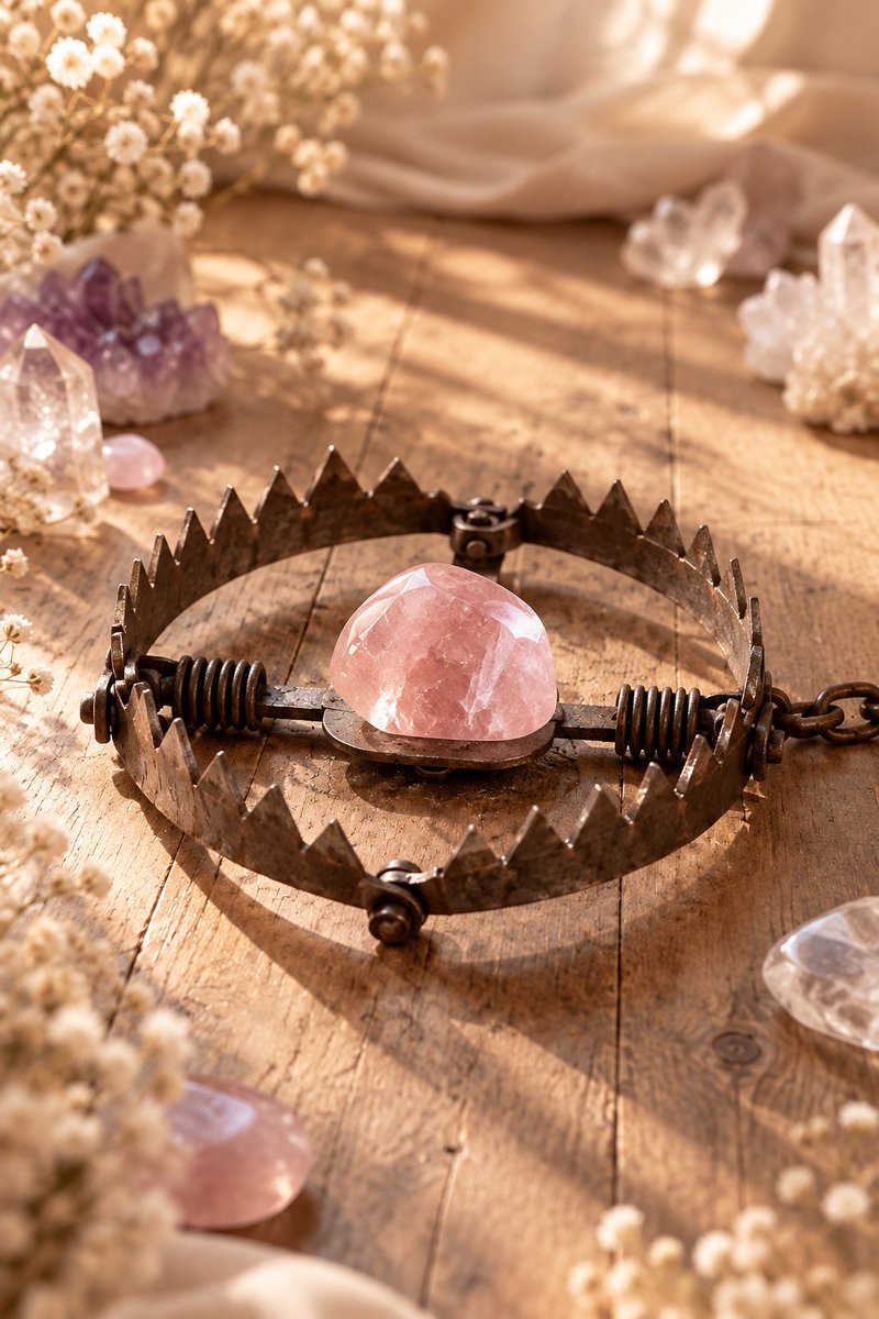 InsightStones's tweet photo. It's a trap.... 🩷😏
#itsatrap #rosequarts #crystals #edelstenen #InsightStones https://t.co/F77o30HMWA