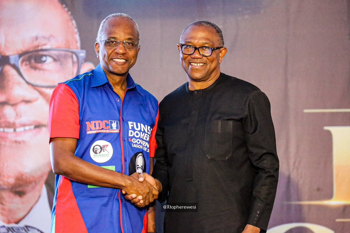 PeterObi's tweet photo. Building a Better Nigeria Through Service.

Yesterday in Lagos, I attended a dinner organised for Lagos NDC candidates and hosted by the Lagos Obidient Movement.

I used the occasion to remind the candidates that seeking public office is not about titles, positions, or the privileges associated with them. It is about accepting the responsibility to serve and committing ourselves to building a better Nigeria.

Having witnessed the suffering and hardship that our people continue to endure, we must remain conscious of the tremendous responsibility placed in our hands. Nigerians deserve leaders who are accessible, actively engaged, accountable, and willing to lead by example.

Our politics must establish a standard for others to follow. It must therefore be founded on competence, character, capacity, compassion, and a genuine commitment to the common good.

A better Nigeria is within reach, but achieving it requires leaders who are prepared to lead by example and remain accessible.

A New Nigeria is POssible. -PO