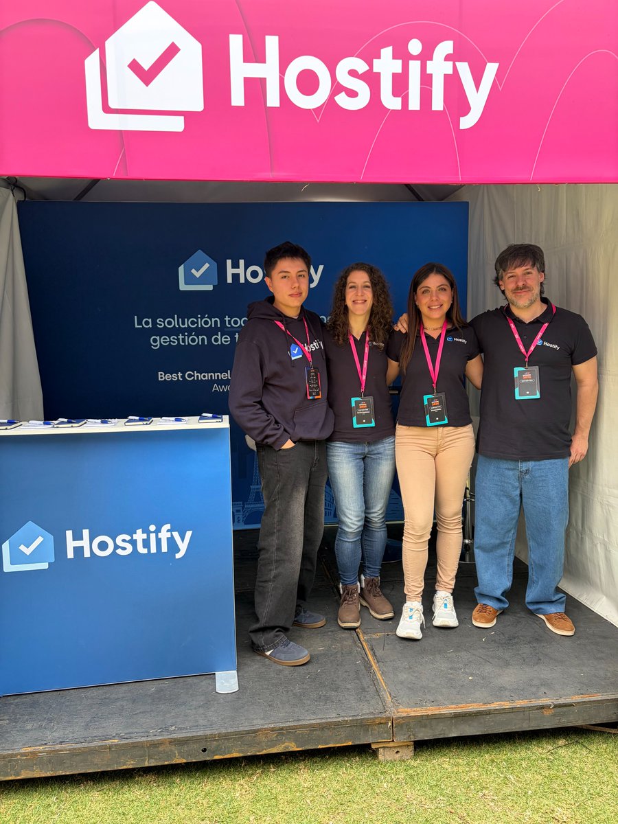 Hostifycom's tweet photo. Bogotá, ¡nos vemos nuevamente! 🇨🇴

Hostify is at Expohost Bogotá 2026 today and tomorrow. Come meet our team, talk about your properties, ask questions, or discover how Hostify can support your operations.

📍 Gimnasio Moderno

See you there! 💙

#Hostify #ExpoHost #Bogota https://t.co/9ZMmhLW3hz