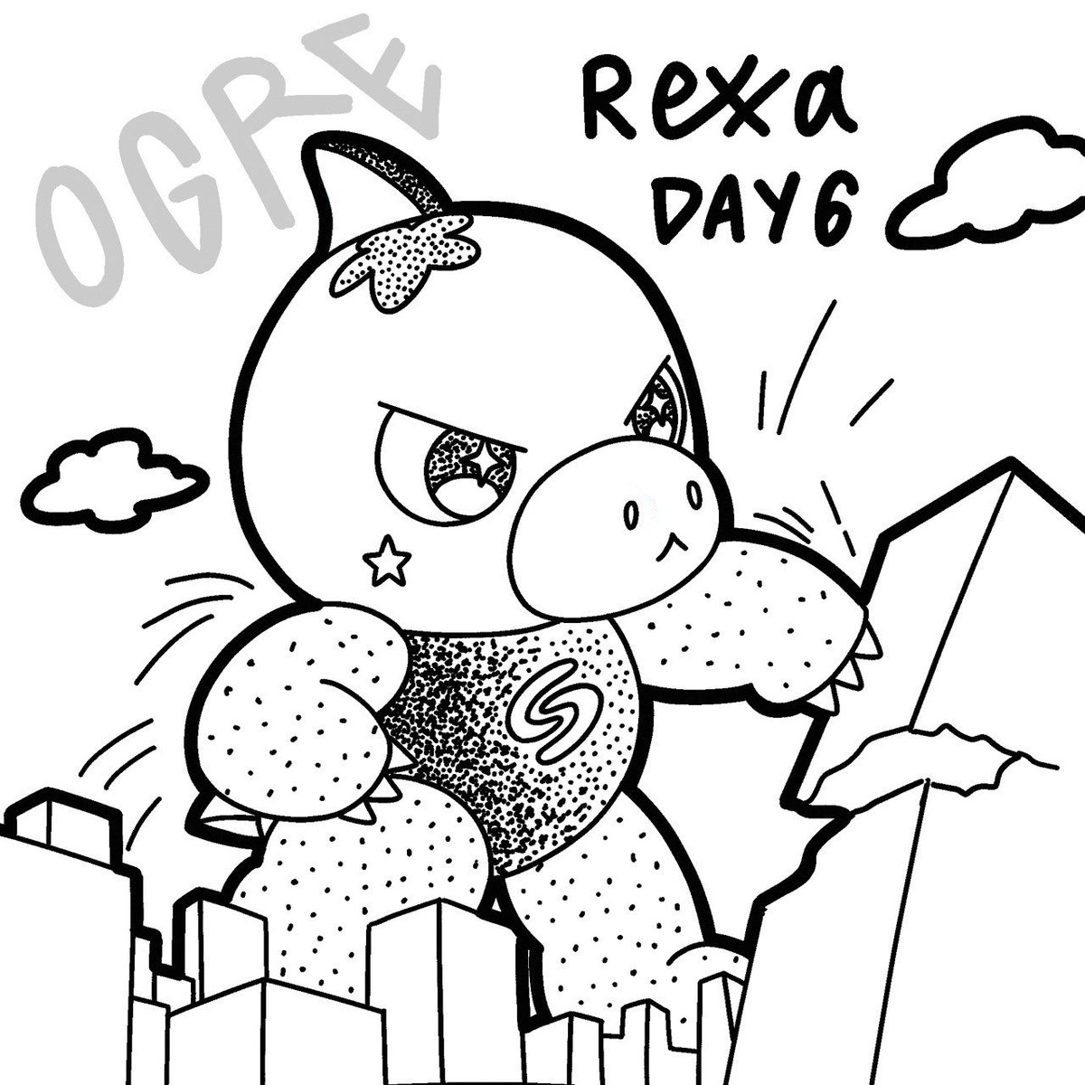 Pingpeww's tweet photo. Day6 : It's not Rexxa rules hearts, it's Rexxa rules the world

#inktober2026day6
#inktober2026 
#inktober 
#rexxa #surfjava https://t.co/VHBmcmBzDV