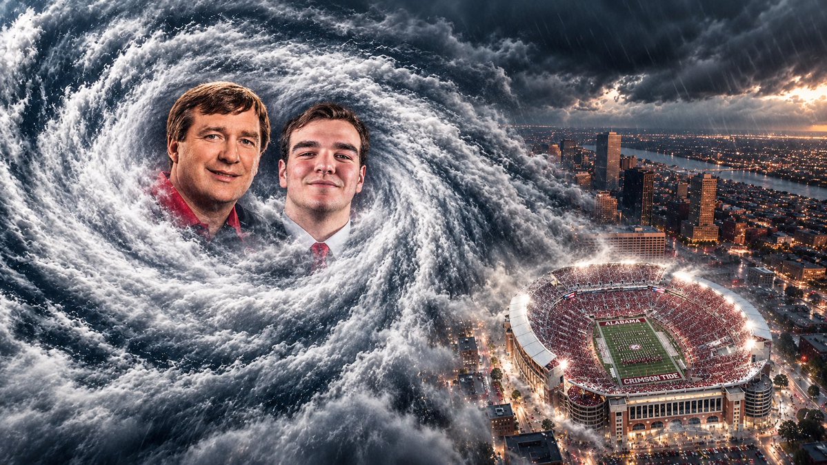 papafaton69's tweet photo. Weather looks awful headed towards BDS! Stay safe everyone #GoDawgs https://t.co/QmSP4ERnBy
