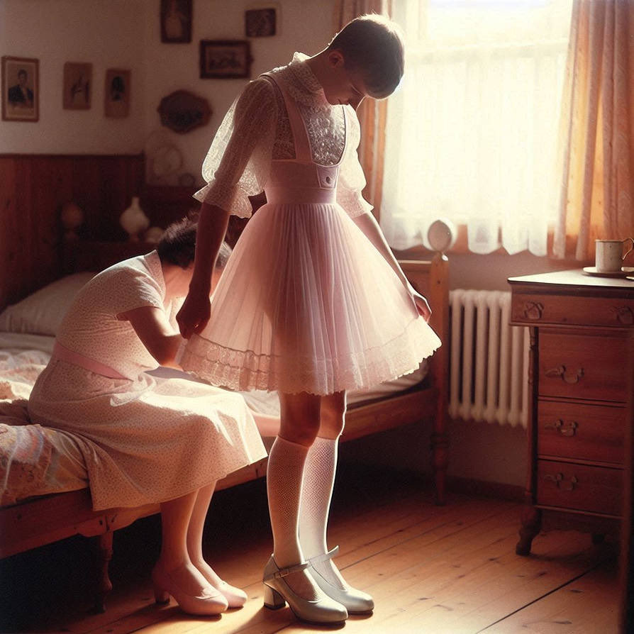 humilliatedTina's tweet photo. “Yes I see what you mean Peter…it is a bit see through isn’t it…you’ll definitely have to put a petticoat under your skirt.” https://t.co/ElqtTdsQXi