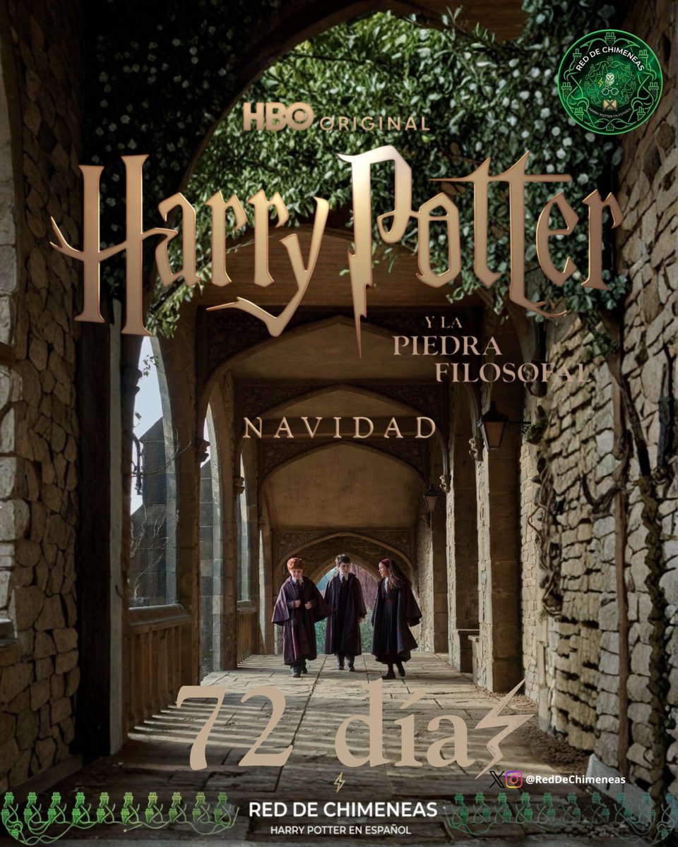 RedDeChimeneas's tweet photo. Faltan 72 días para el estreno de ‘Harry Potter y la Piedra Filosofal’, la serie HBO Original en @HBOMaxES

¡Síguenos para enterarte de todas las novedades!

*Cuenta atrás establecida para la fecha de estreno prevista el 25 de diciembre.

#HarryPotter https://t.co/9OSIbUbLnF